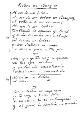 Bolero de Aranjuez