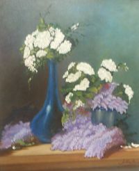 Botella azul