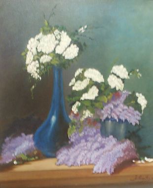 Botella azul